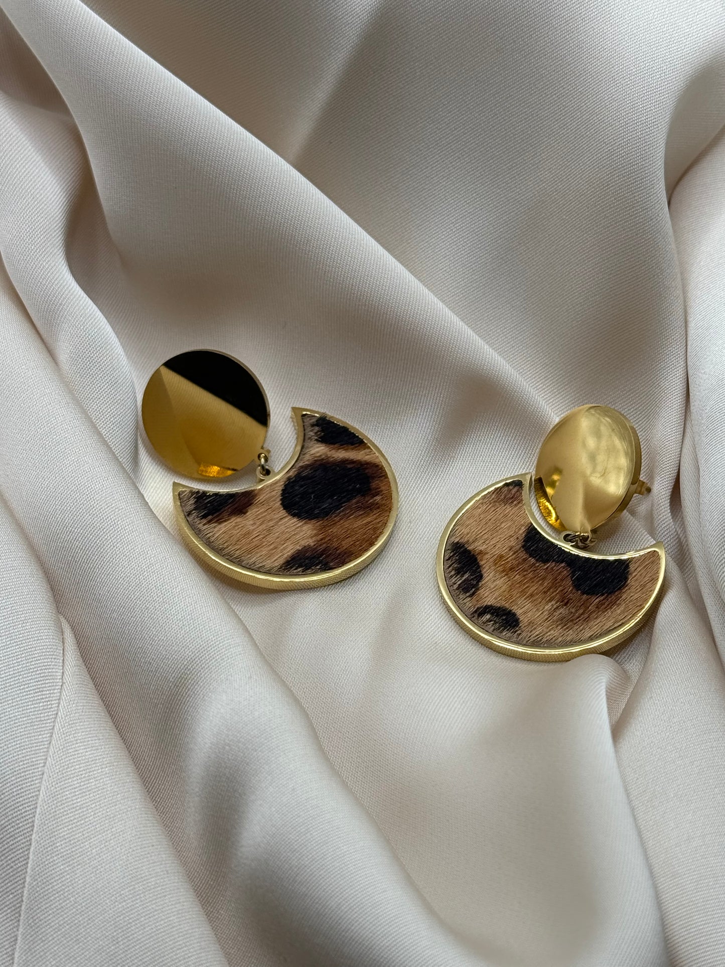 Leopard earrings