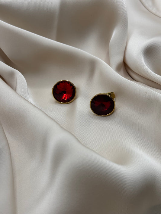 Vintage red earrings