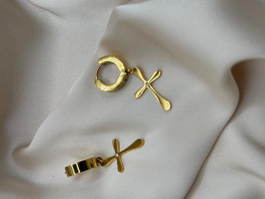 Cross earrings