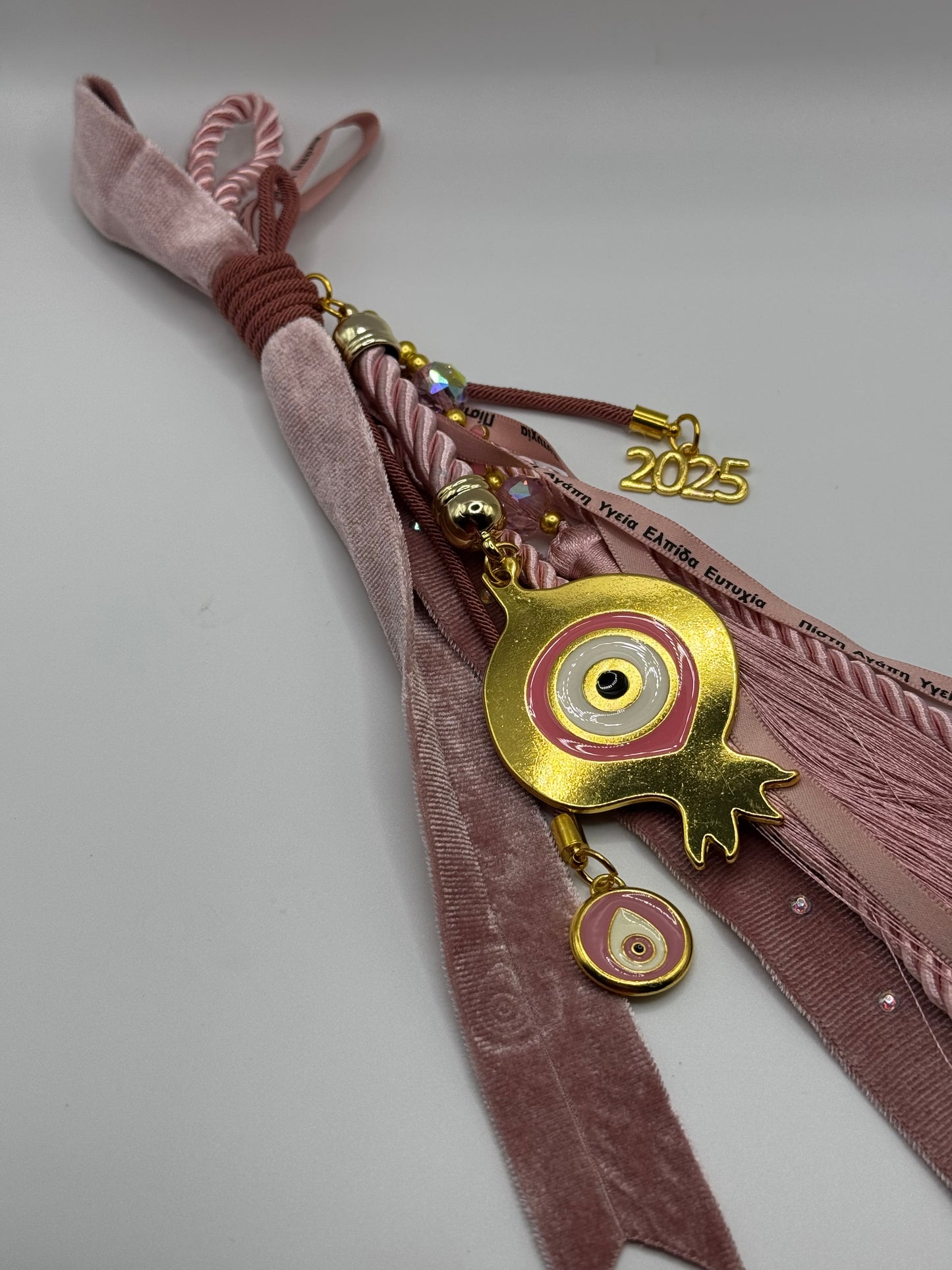 Pomegranate pink big charm